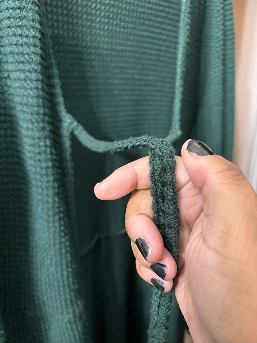 Disturbia Waffle-Knit Cardigan size 16 - Picture 5 of 6